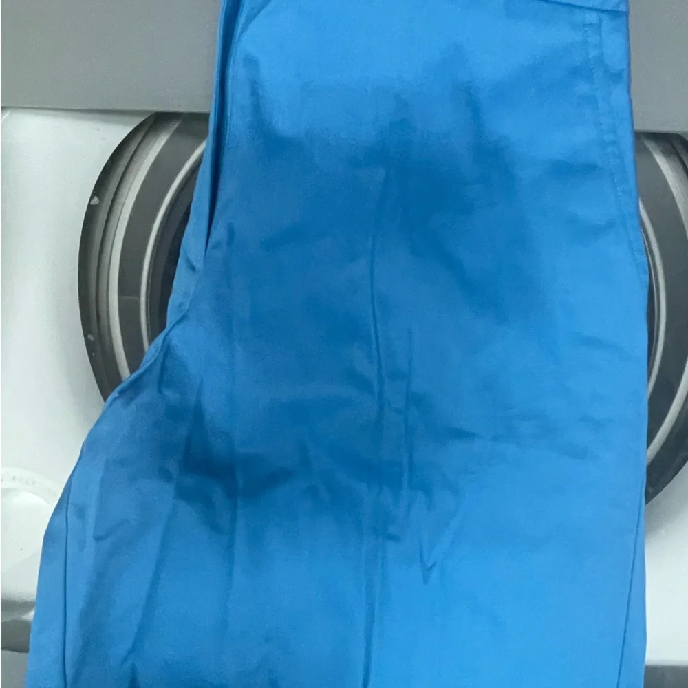 Kim Rogers Bright Blue High-Rise 2 Pocket Shorts - Picture 3 of 6
